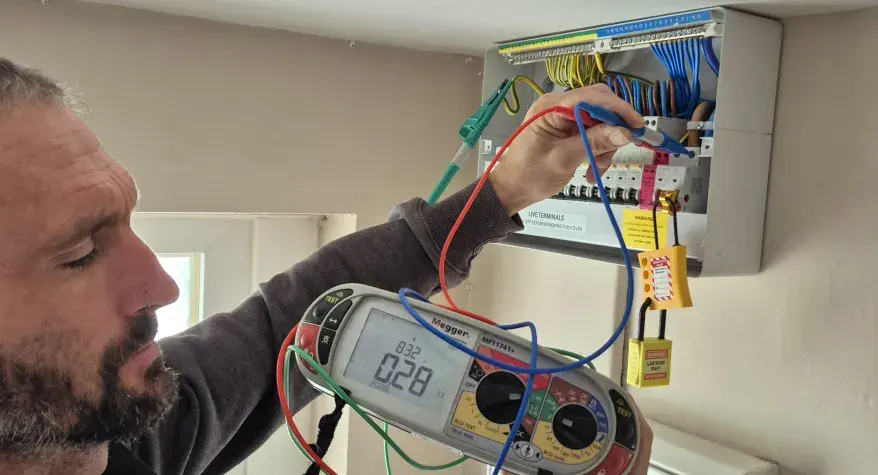 Testing of consumer unit in Letchworth